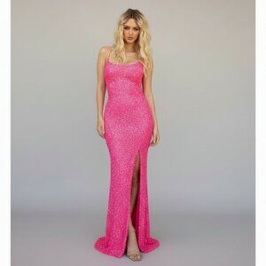 Primavera neon pink dress, size 10, NEW WITH TAGS!